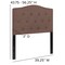 Flash Furniture Cambridge Headboard, Twin Size, Camel Fbrc HG-HB1708-T-C-GG - alternate 7